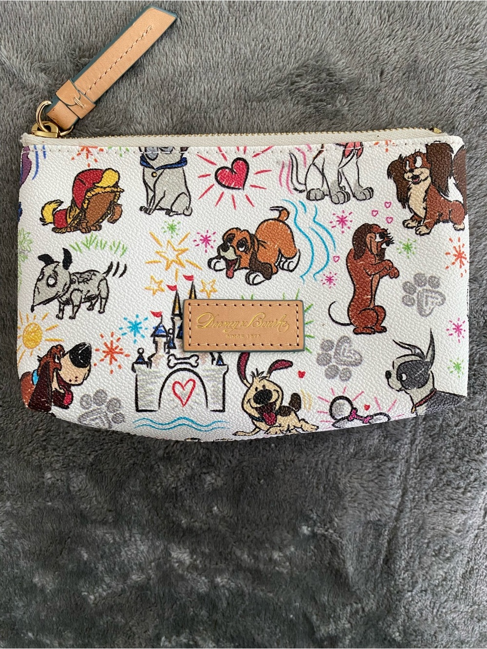 Disney Dogs Cosmetic Pouch Dooney & Bourke